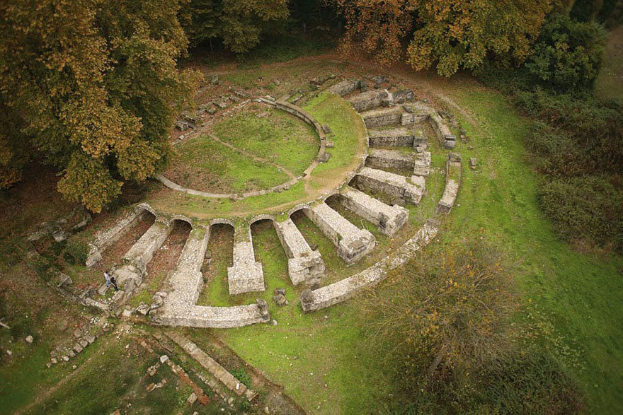 Το ρωμαϊκό θέατρο στο Δίον (φωτ.: ΑΠΕ-ΜΠΕ).