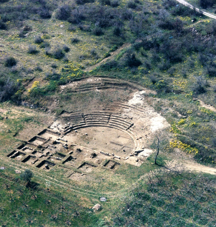 Το αρχαίο θέατρο της Μίεζας (φωτ.: ΑΠΕ-ΜΠΕ).