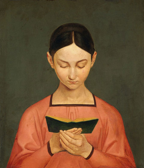 Gustav Adolph Henning,
«Κορίτσι που διαβάζει», 1828.