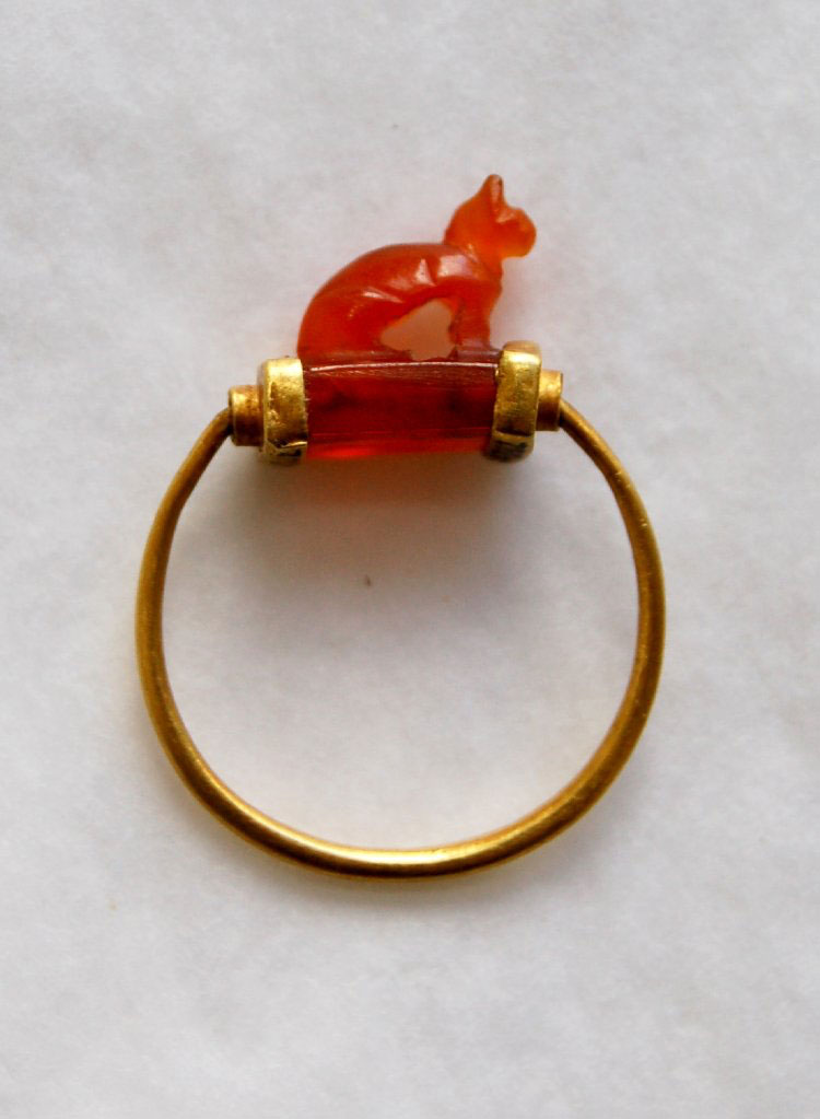 Δαχτυλίδι από την αρχαία Αίγυπτο. Βρετανικό Μουσείο (φωτ. © The Trustees of the British Museum).