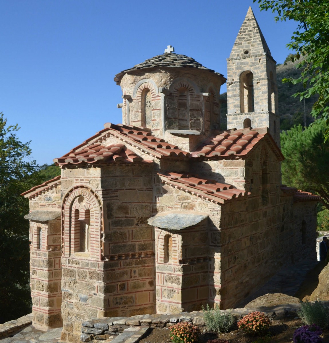 Η βυζαντινή εκκλησία του Aγίου Πέτρου στην Καστάνια Μάνης (φωτ. Europa Nostra/Σ. Μαμαλούκος).