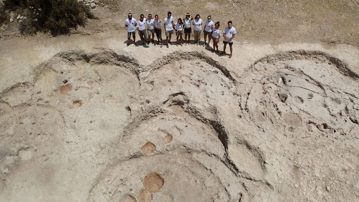 Άποψη της ανασκαφής στη θέση Άγιος Τύχωνας-Κλήμονας της επαρχίας Λεμεσού (φωτ. Τμήμα Αρχαιοτήτων Κύπρου).