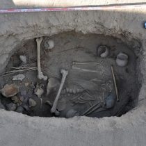 Σκελετός 2.800 ετών, με σάβανο από κάνναβη