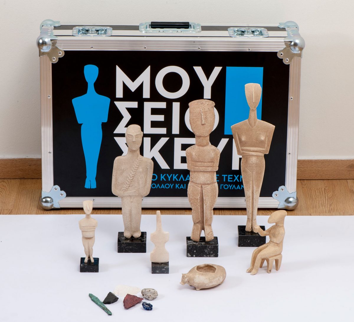 H μουσειοσκευή «Κυκλαδικός Πολιτισμός» του Μουσείου Κυκλαδικής Τέχνης.