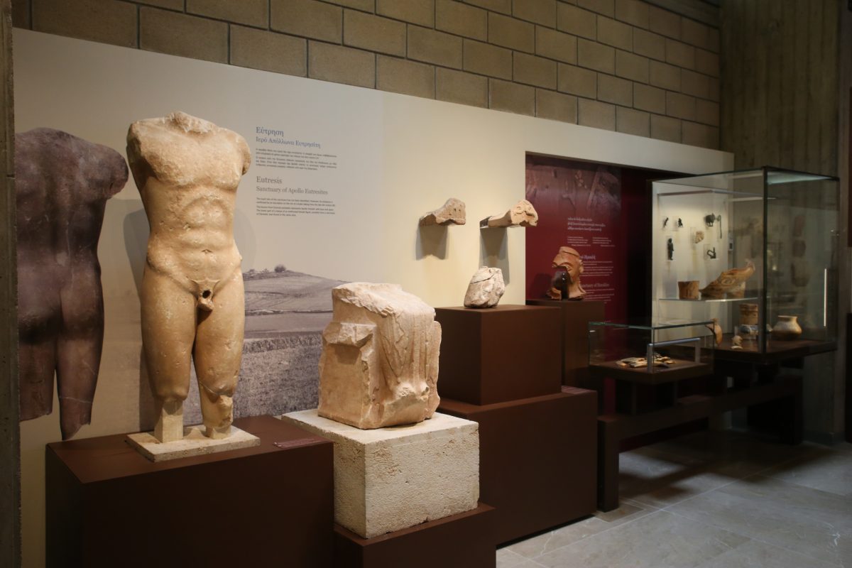 Ιερό του Ηρακλή, Αρχαιολογικό Μουσείο Θηβών