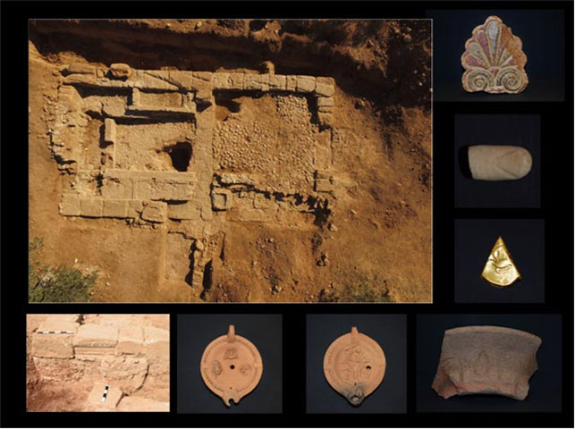 Ευρήματα από την αρχαιολογική έρευνα στο Χιλιομόδι Κορινθίας.
