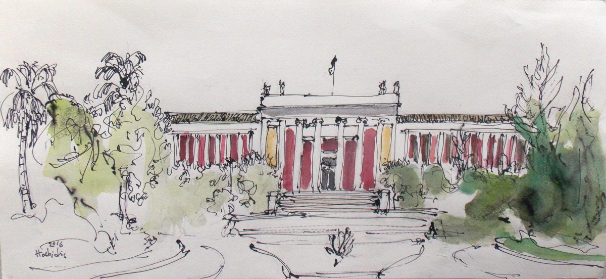 Έργο του Πάβλου Χαμπίδη από την έκθεση «Αντλώντας έμπνευση από το Μουσείο» (© Πάβλος Χαμπίδης).