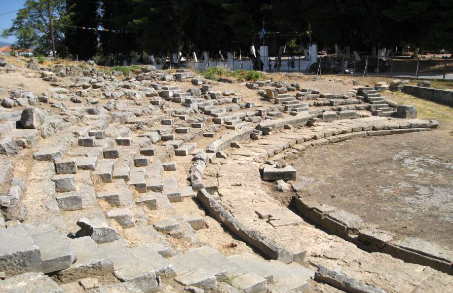 Άποψη του αρχαίου θεάτρου του Ορχομενού (φωτ. ΥΠΠΟΑ).