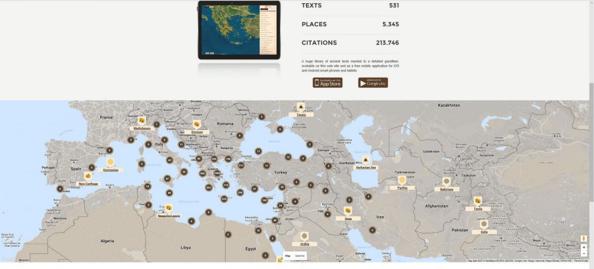 Μέσω του ιστοτόπου ToposText, κάθε χρήστης θα μπορεί να συνδέεται με τις αρχαίες πηγές που διαμόρφωσαν την ελληνική ιστορία.