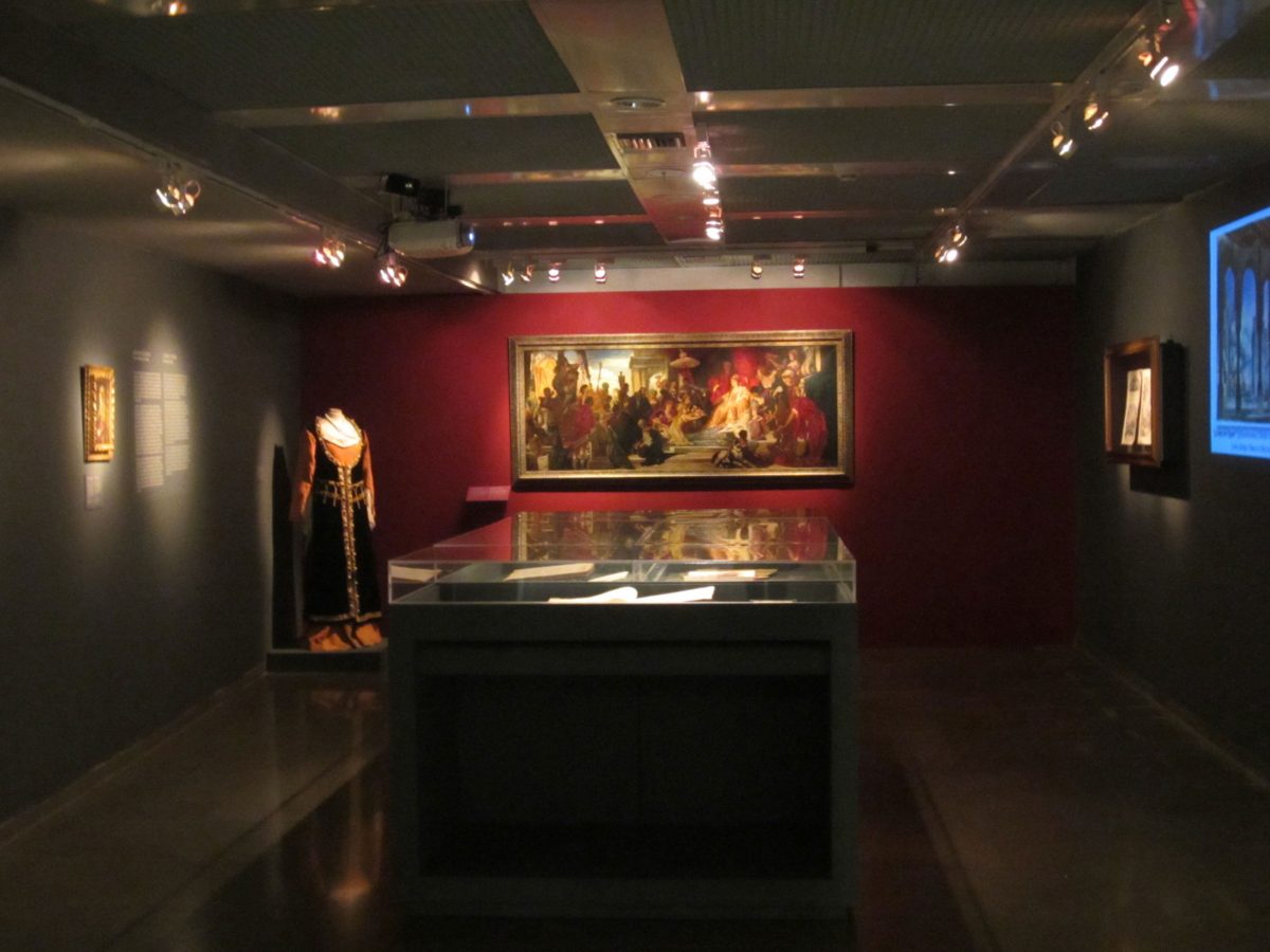 Στο Λεβέντειο Δημοτικό Μουσείο Λευκωσίας ξεχωρίζει ένας μεγάλος ζωγραφικός πίνακας, ο οποίος αποδίδεται στον Γερμανό ζωγράφο Ernest Preyer και απεικονίζει σκηνή από την αναχώρηση της Αικατερίνης Κορνάρο από την Βενετία για την Κύπρο.