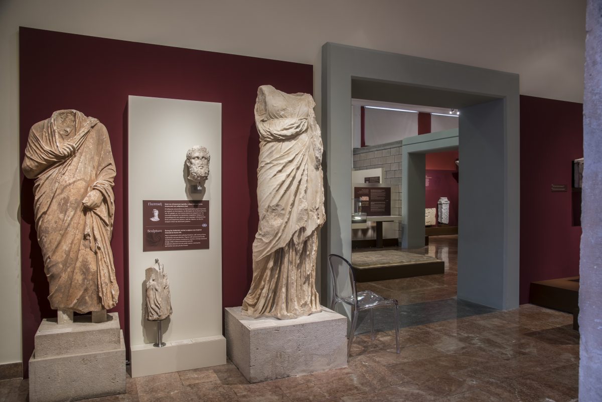 Εικ. 10. Αρχαιολογικό Μουσείο Θηβών. Ενότητα 9: Ελληνιστική γλυπτική στη Βοιωτία.