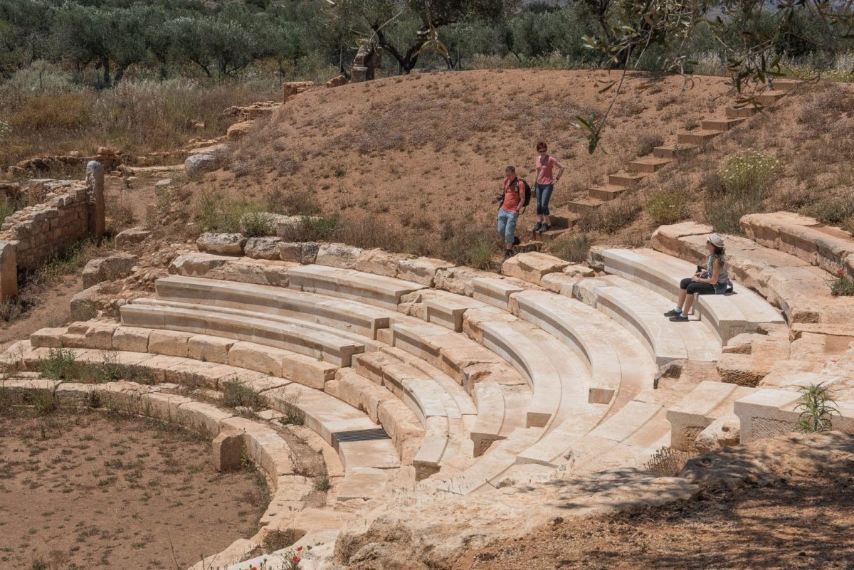 Το αρχαίο θέατρο της Απτέρας.
