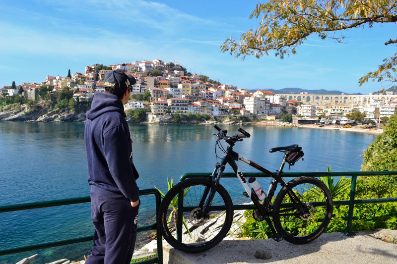 Μια βόλτα με ποδήλατο στην Καβάλα