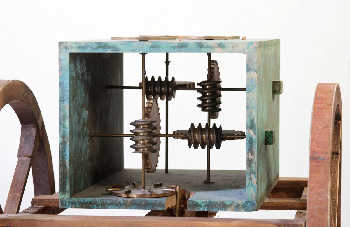 Ομοίωμα του οδομέτρου του Ήρωνος, το οποίο θα παρουσιαστεί στην έκθεση «ΕΥΡΗΚΑ» στο Πεκίνο.