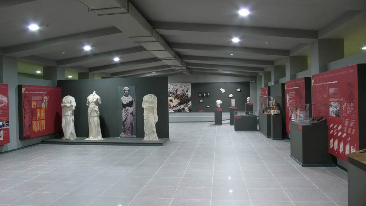 Αίθουσα του Μουσείου Αρχαίας Αγοράς Θεσσαλονίκης (φωτ.: ΑΠΕ-ΜΠΕ / Πολυξένη Βελένη – Γιώργος Βελένης).