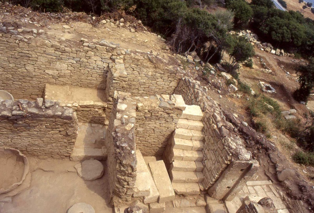 Άποψη της ανασκαφής στην αρχαία Άργιλο.