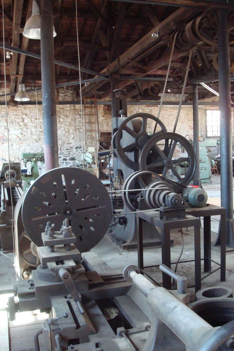 Μηχανήματα από το εσωτερικό του Μηχανουργείου (φωτ.: ΑΠΕ-ΜΠΕ / Νίκος Μπελαβίλας).