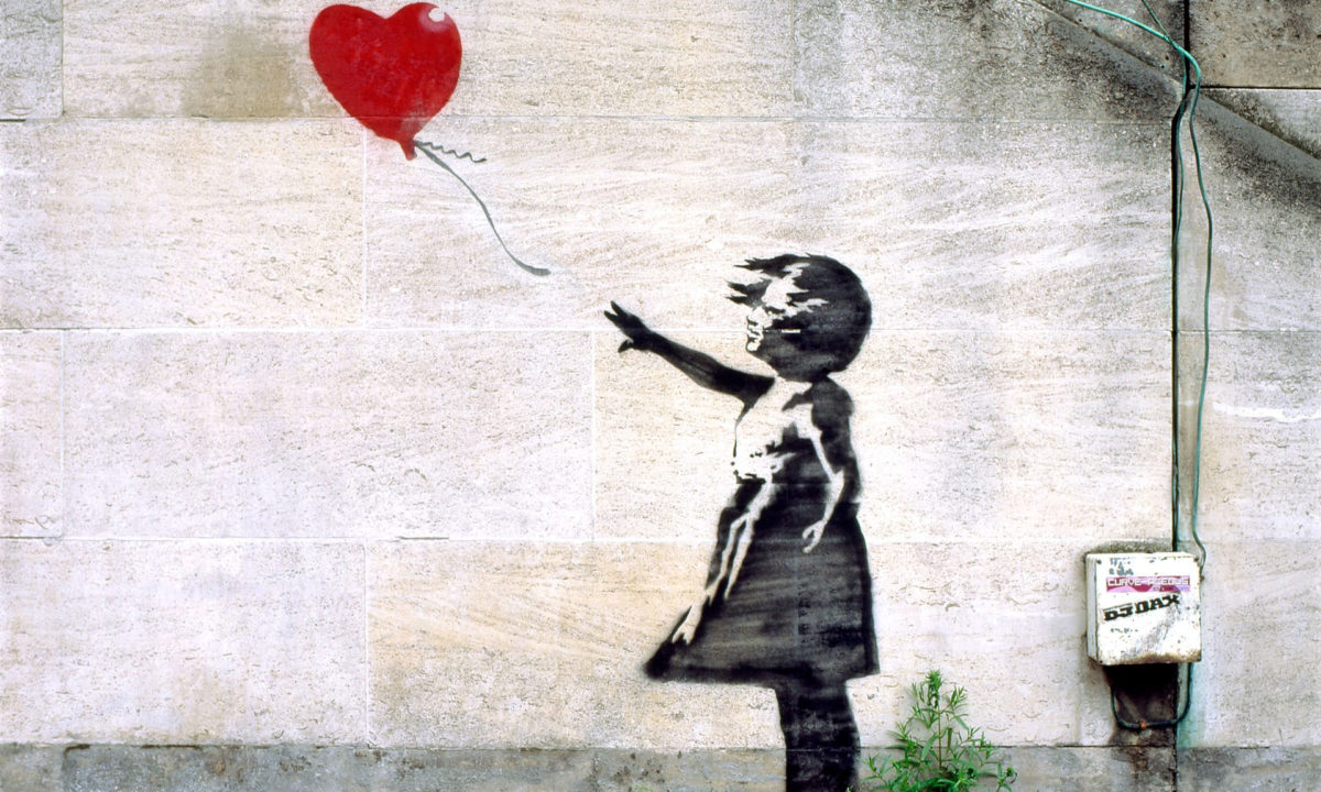 Banksy, «Το κορίτσι με το μπαλόνι» (φωτ.: Alamy).