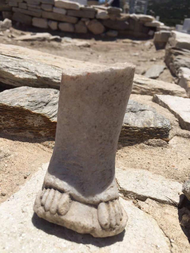 Εύρημα από τις φετινές ανασκαφές στο Δεσποτικό (φωτ.: ΥΠΠΟΑ).