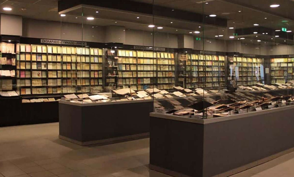 Στο μουσείο προβάλλεται όλη η πορεία της ελληνικής εκπαίδευσης, από την ίδρυση του Νέου Ελληνικού Κράτους έως σήμερα (φωτ.: Μουσείο Ελληνικής Παιδείας).
