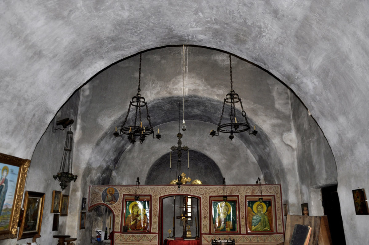 Οι αγιογραφίες με υπογραφή Φώτη Κόντογλου φυλάσσονται στα γραφεία του ΙΝΕΔΙΒΙΜ (Ίδρυμα Νεολαίας και Δια Βίου Μάθησης) μιας και το Ίδρυμα ήταν ο τελευταίος διαχειριστής του χώρου. 