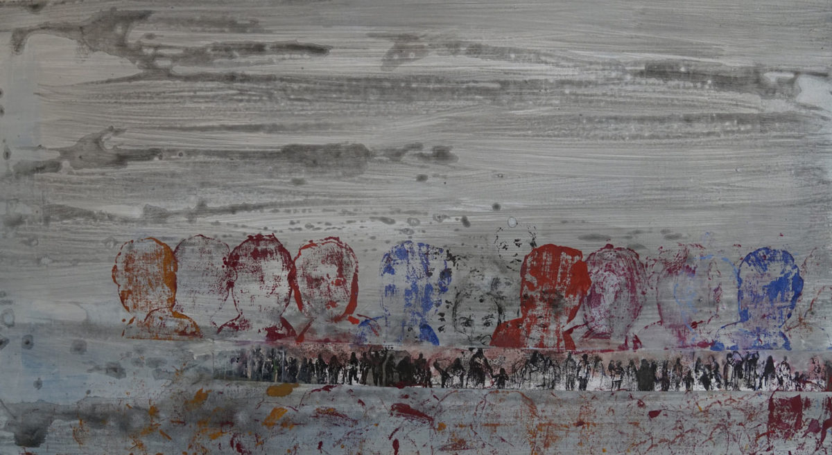 Έργο της Μάτως Ιωαννίδου από τη σειρά «Πορείες» (©: Μάτω Ιωαννίδου, ευγενής παραχώρηση της ίδιας).