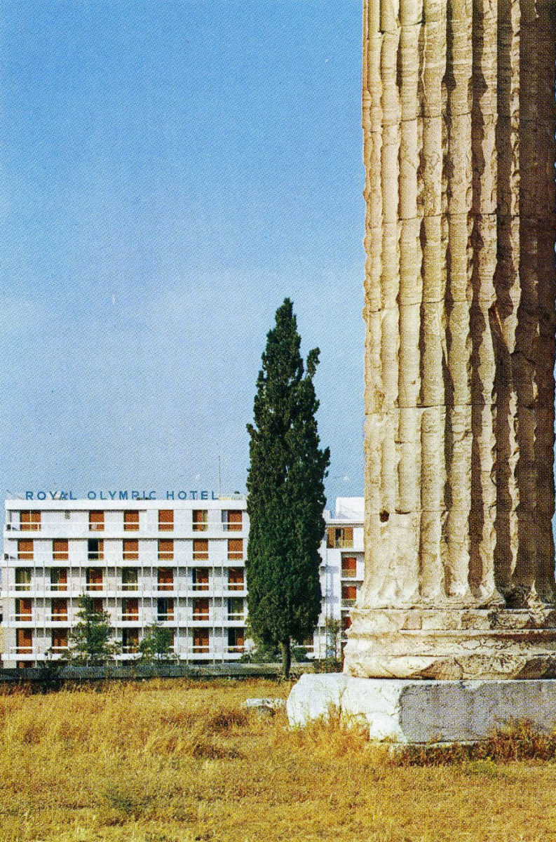 Φωτογραφία του ξενοδοχείου ROYAL OLYMPIC στην Αθήνα, ιδιοκτησίας ΑΕ Ξενοδοχειακή, Τουριστική και Οικοδομική Παπαδημητρίου, Ι.Α. ΠΙΟΠ, Ειδική Βιβλιοθήκη.