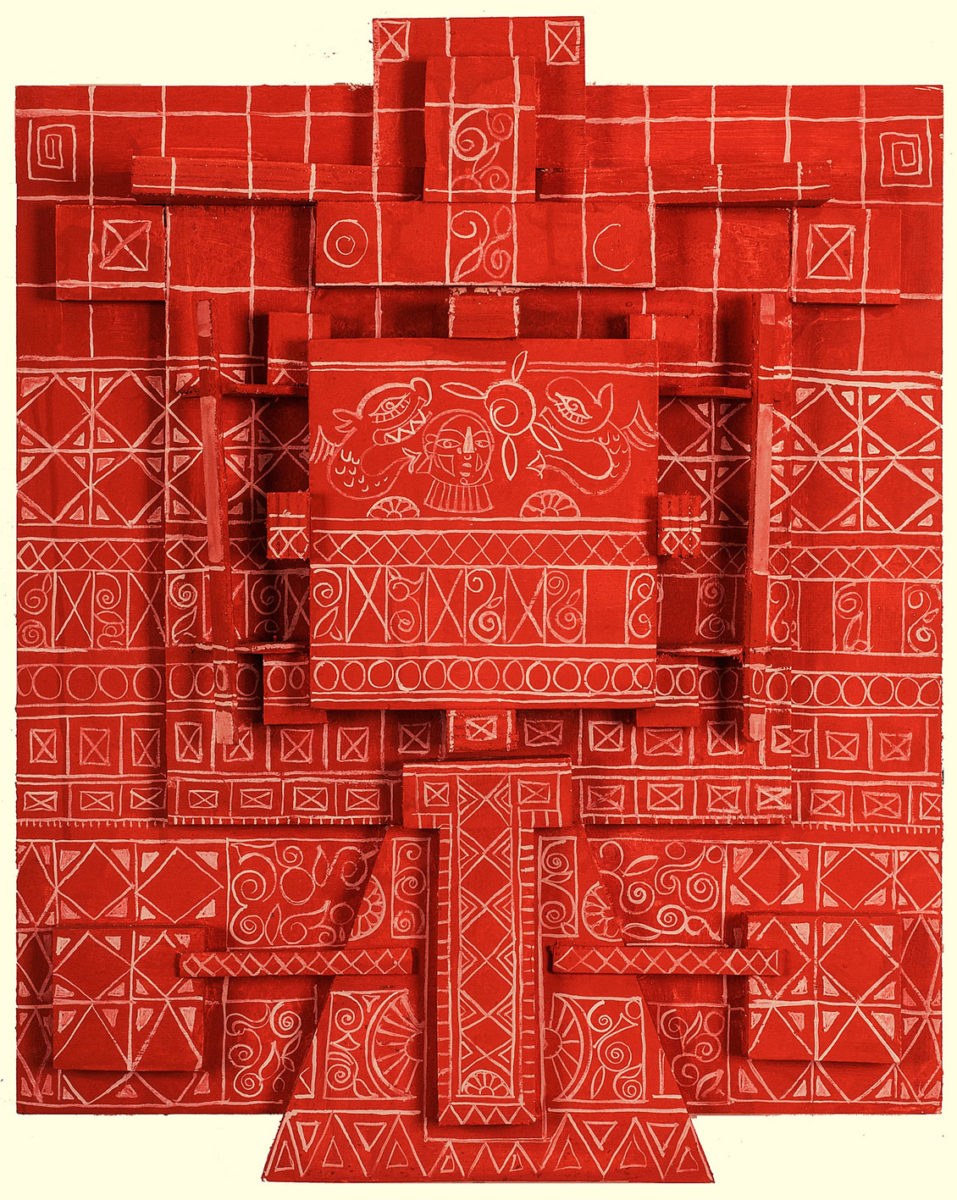 Με εικοσάχρονη σχεδόν πείρα από αυτήν τη σπουδή, ο ζωγράφος καταθέτει στο Εθνικό Αρχαιολογικό Μουσείο μια αισθητική πρόταση για τον «Άγγελο», μπολιασμένη στην παράδοση με σύγχρονο χαρακτήρα. (© Αλέκος Κυραρίνης, ευγενής παραχώρηση του ιδίου)