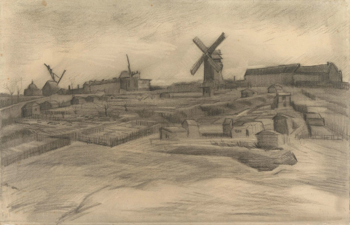 Βίνσεντ βαν Γκογκ, «Ο λόφος της Μονμάρτης», 1886. Φωτ.: Van Gogh Museum, Amsterdam (Vincent van Gogh Foundation).
