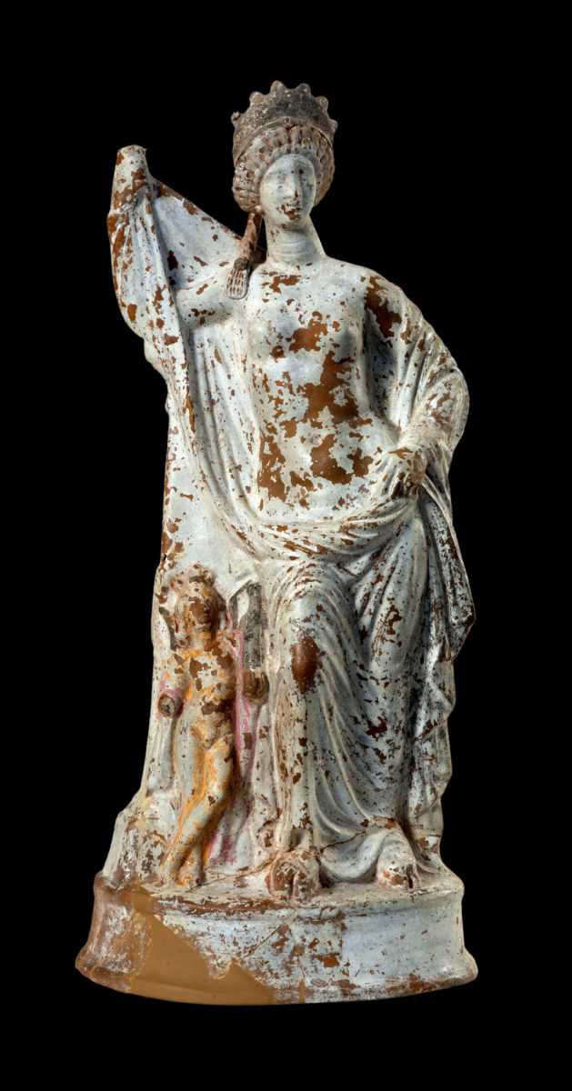 Πήλινο αγαλμάτιο της θεάς Αφροδίτης (2ος/1ος αι. π.Χ.). © ΕΑΜ/ΤΑΠ (Φωτ.: Σ. Μαυρομμάτης).