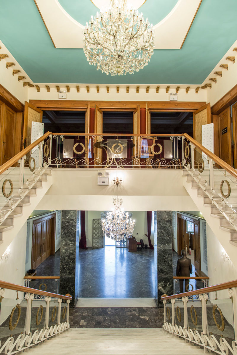 Άποψη του εσωτερικού του Μεγάρου της Εστίας Νέας Σμύρνης.