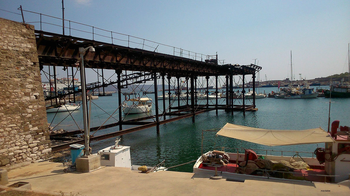 Η Γαλλική Σκάλα των Μεταλλείων Λαυρίου (φωτ.: Βικιπαίδεια).