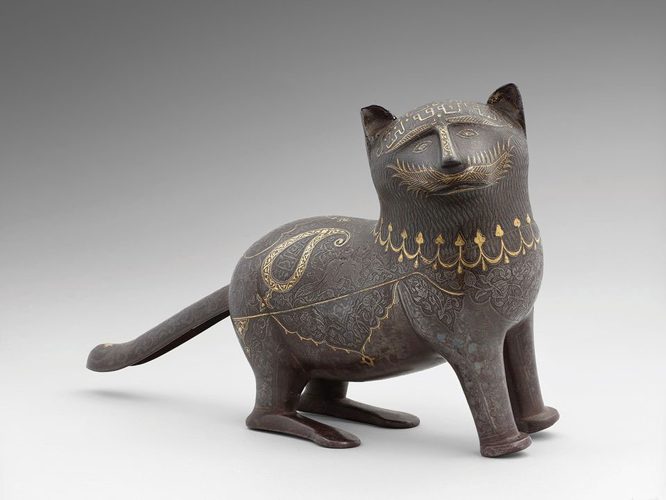 Γάτα, γλυπτό του 19ου αιώνα από το Ιράν. Φωτ.: Musée du Louvre/RMN-GP/Hervé Lewandowski.
