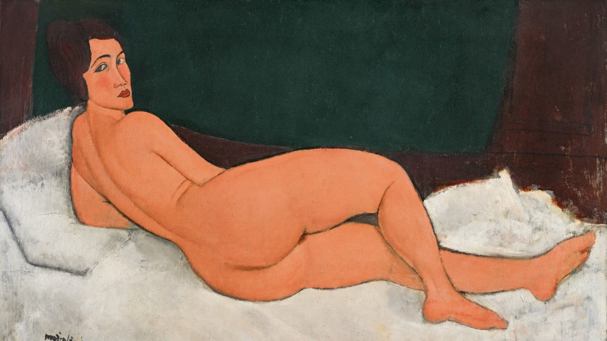 Αμεντέο Μοντιλιάνι, «Ξαπλωμένο γυμνό», 1917.