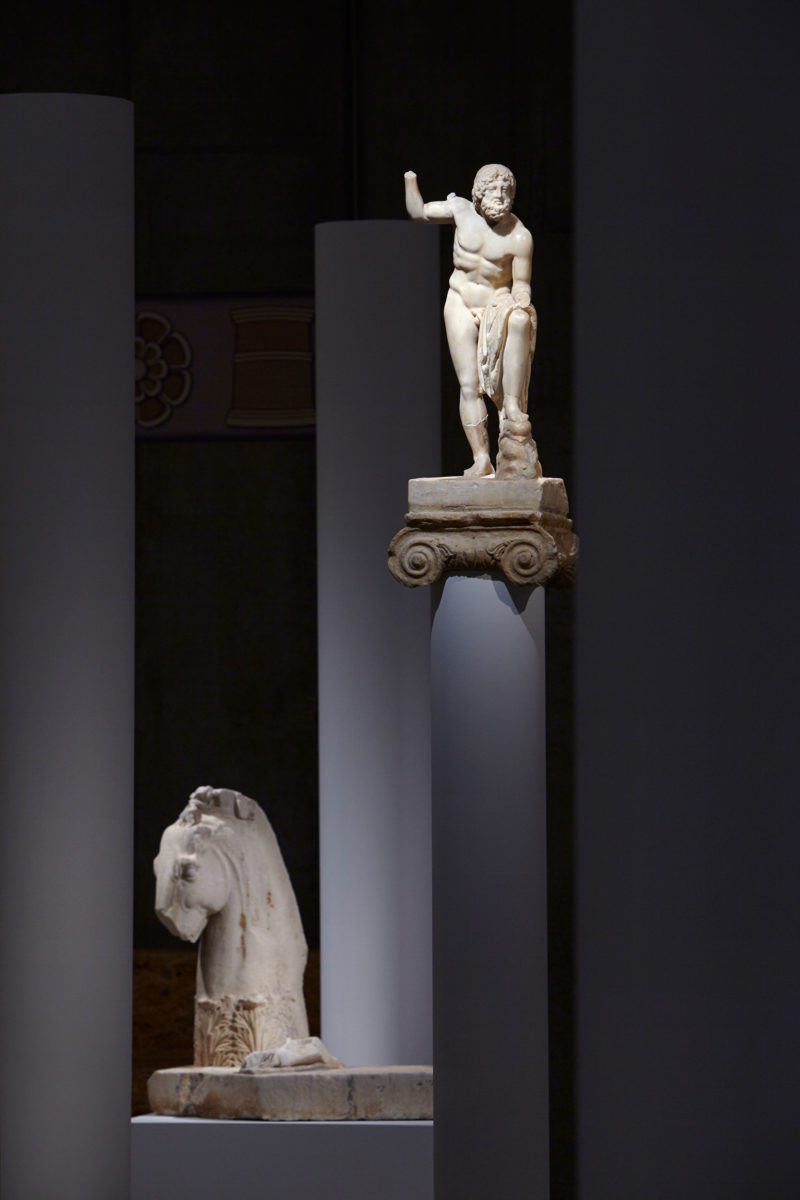 Ο Ποσειδώνας. Από την έκθεση «Ελευσίνα. Τα μεγάλα μυστήρια» που παρουσιάζεται στο Μουσείο Ακρόπολης.