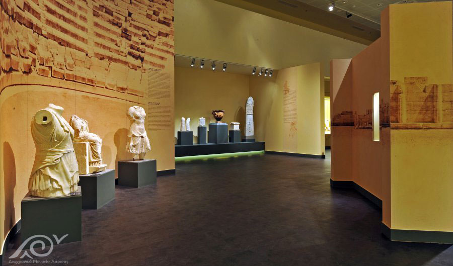 Εκθέματα της Ρωμαϊκής περιόδου στο Διαχρονικό Μουσείο Λάρισας (φωτ.: Διαχρονικό Μουσείο Λάρισας).