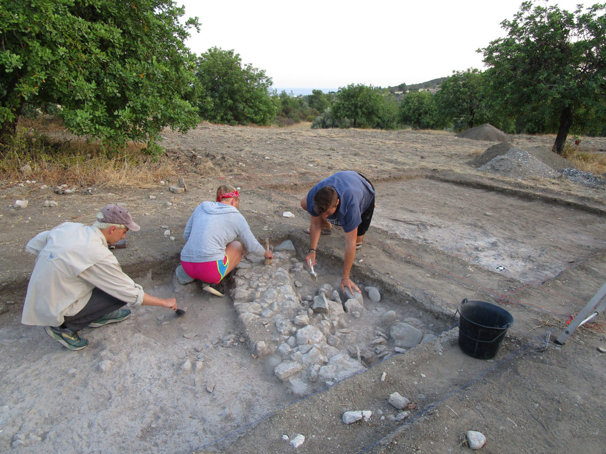 Άποψη της ανασκαφής στη θέση Μακούντα-Βούλες (φωτ.: Τμήμα Αρχαιοτήτων Κύπρου).