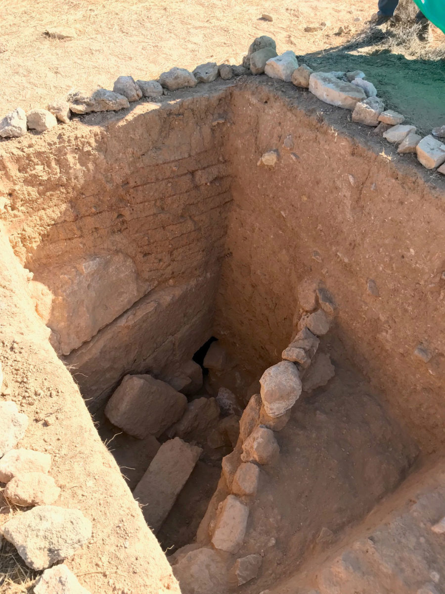 Άποψη της ανασκαφής στο πλάτωμα της Βίγλας στην Πύλα (φωτ.: Τμήμα Αρχαιοτήτων Κύπρου).
