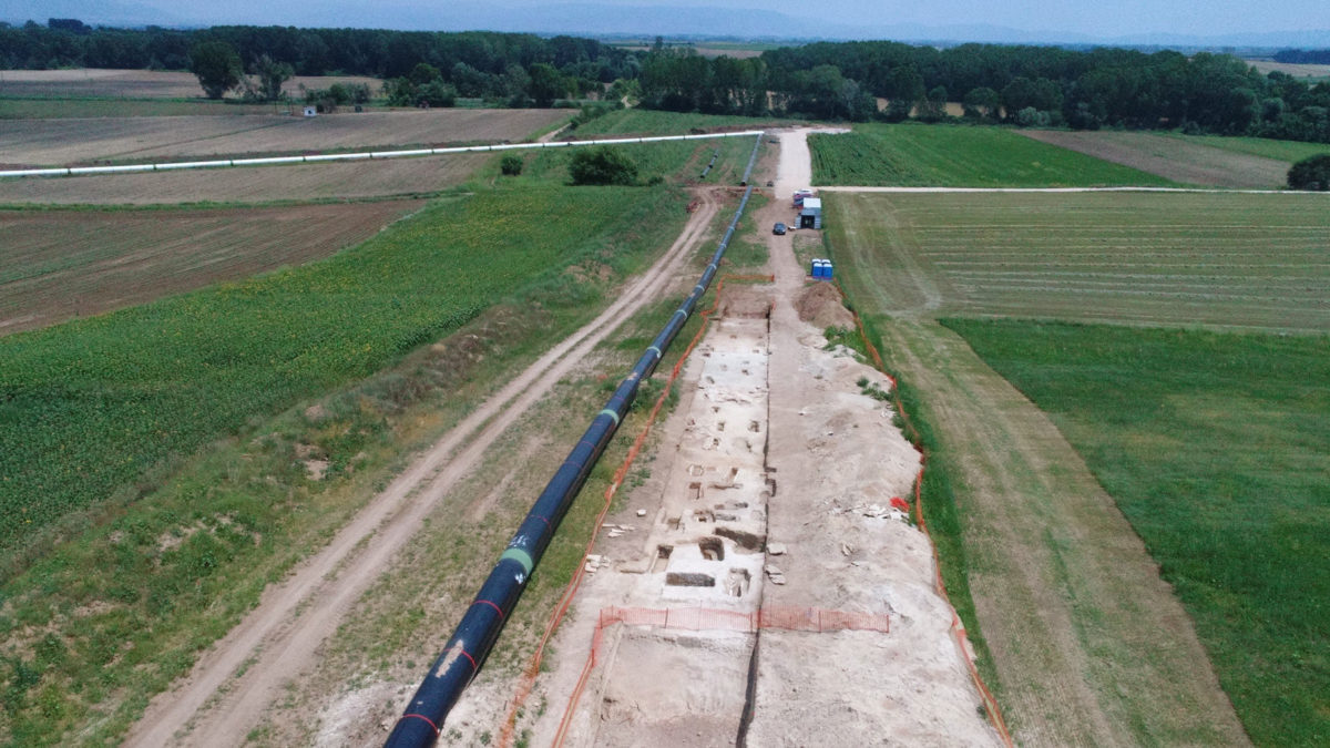Συμβολή: γενική άποψη νεκροταφείου ρωμαϊκών-υστερορωμαϊκών χρόνων (φωτ.: TAP AG).
