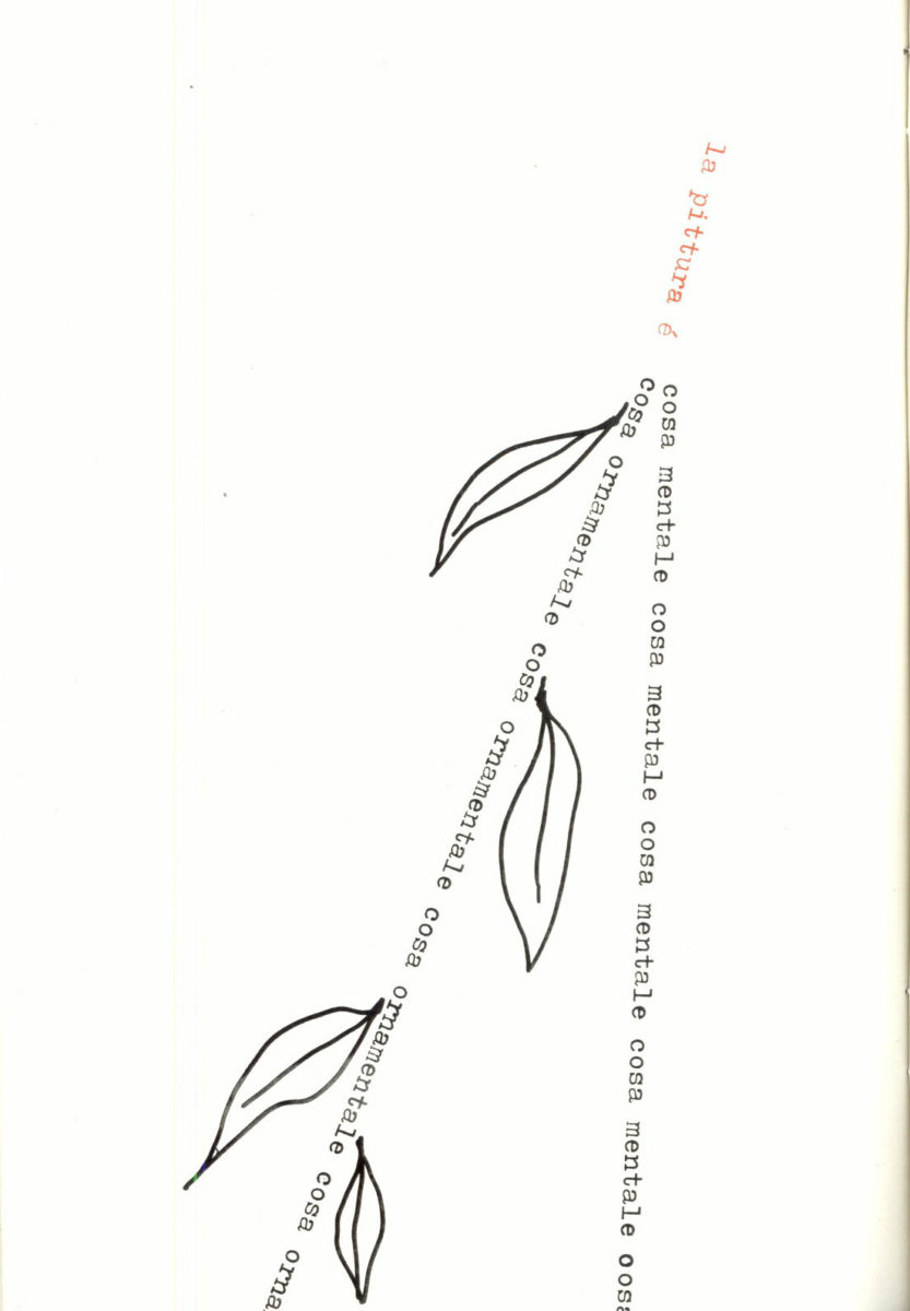 Niele Toroni, Galleria Allegria, 1981.