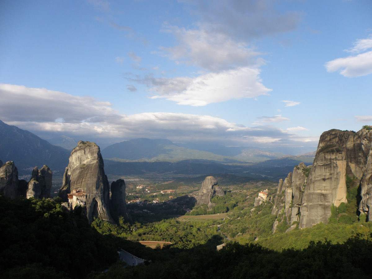 Άποψη των Μετεώρων. Φωτ.: Εφορεία Αρχαιοτήτων Τρικάλων.