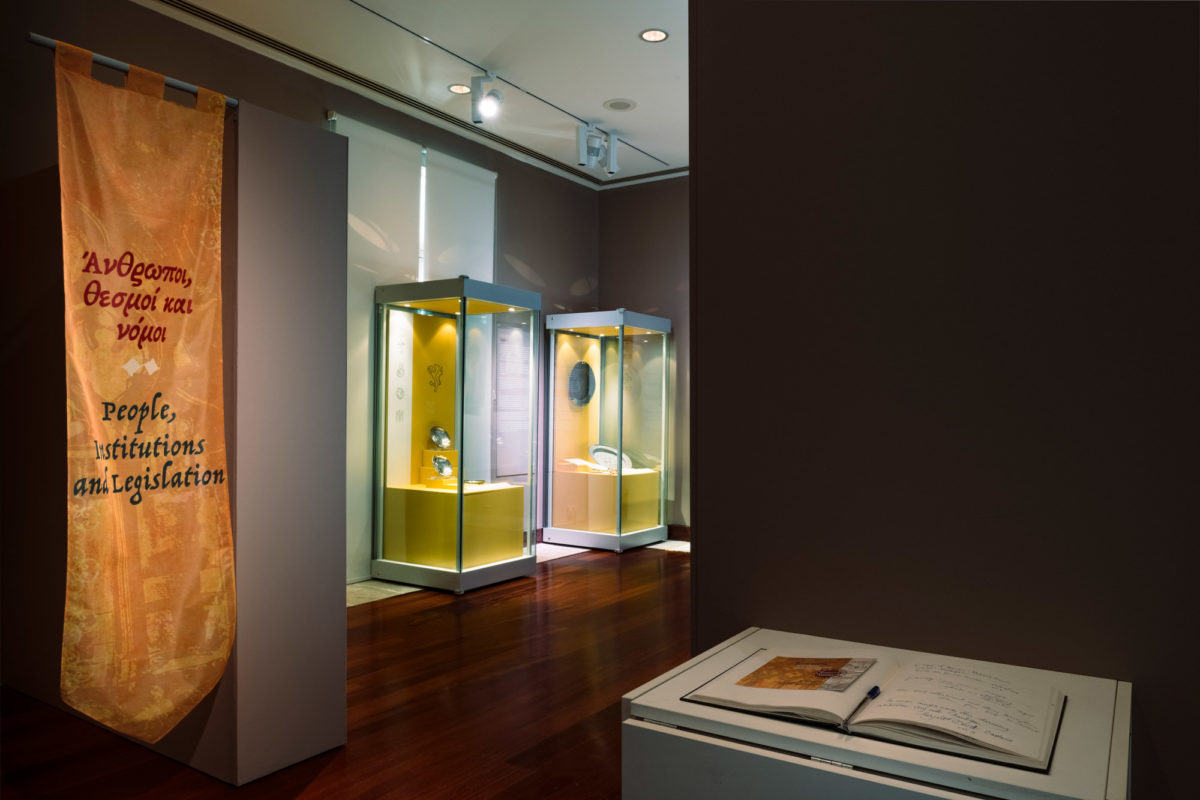 Άποψη της έκθεσης «Λευκωσία: Η γέννηση και η εξέλιξη μιας πρωτεύουσας. Βυζαντινή – Μεσαιωνική περίοδος» που παρουσιάζεται στο Λεβέντειο Δημοτικό Μουσείο Λευκωσίας.