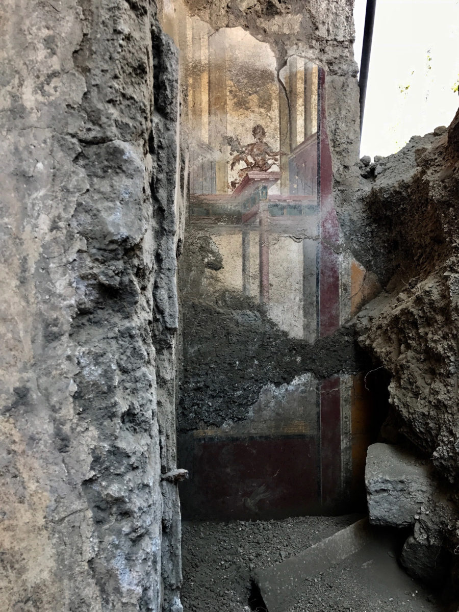 Στο Αρχαιολογικό Πάρκο Πομπηίας (φωτ.: ΑΠΕ-ΜΠΕ / Μάσιμο Οσάνα).