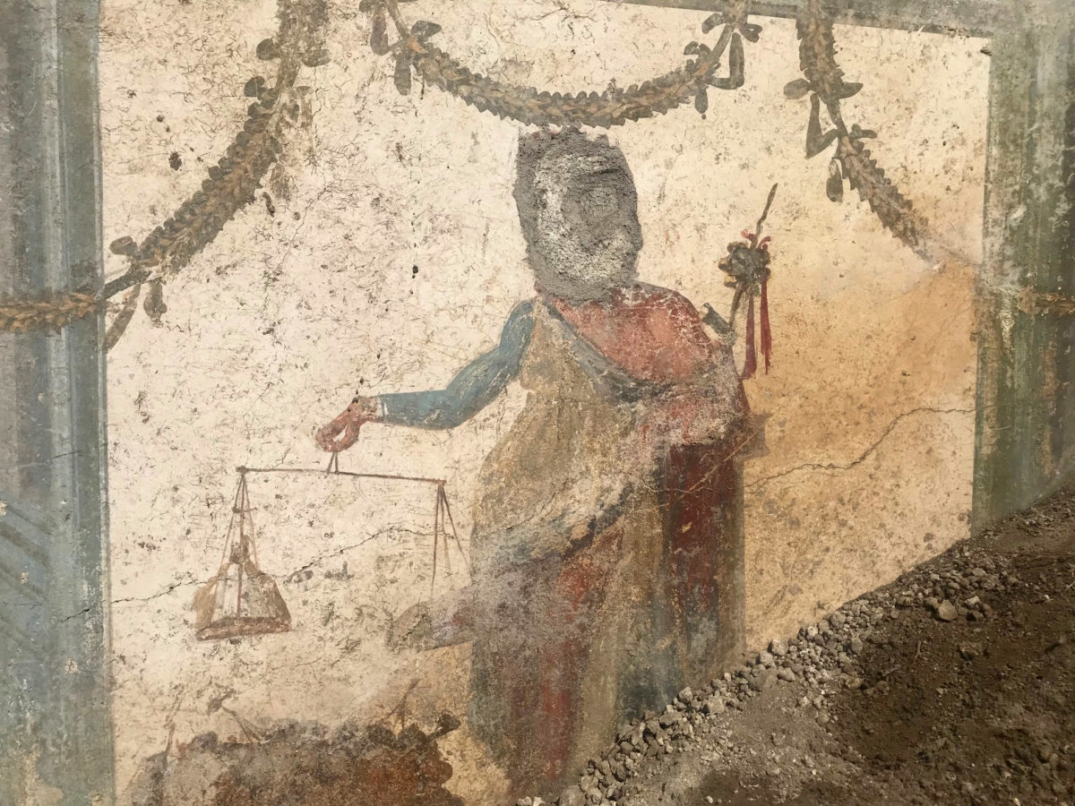 Στο Αρχαιολογικό Πάρκο Πομπηίας (φωτ.: ΑΠΕ-ΜΠΕ / Μάσιμο Οσάνα).