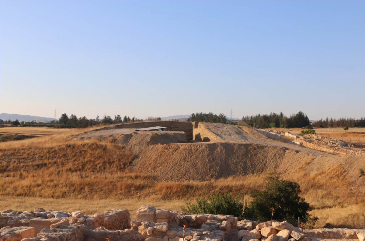 Η έρευνα θα συνεχιστεί το 2019 με στόχο την αποκάλυψη της πορείας του Κυπρο-κλασικού τείχους σε όλο το μήκος της βόρειας και βορειοδυτικής πλευράς (φωτ.: Τμήμα Αρχαιοτήτων Κύπρου).