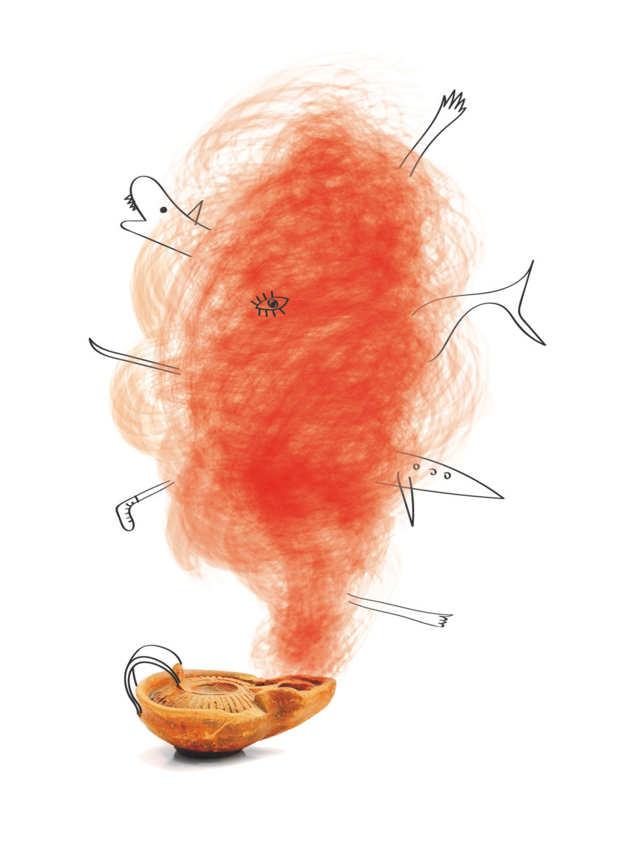 Πρωταγωνιστής του φετινού διαγωνισμού είναι ένα πήλινο λυχνάρι, αντικείμενο φωτισμού του 1ου αιώνα μ.Χ. 