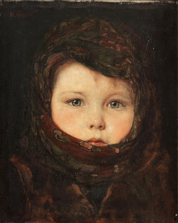 «Πορτρέτο παιδιού», έργο του Νικόλαου Γύζη (1842-1901).