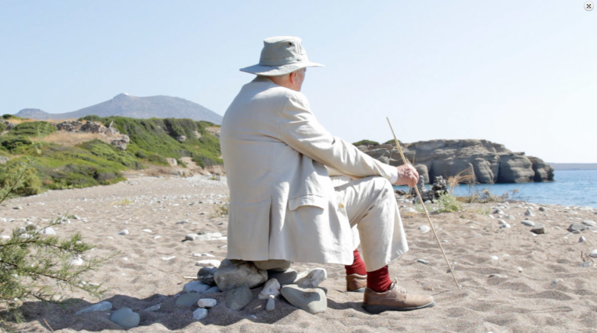 Στιγμιότυπο από την ταινία-ντοκιμαντέρ του Γιώργου Διδυμιώτη «Παραθεριστές της Ιστορίας».