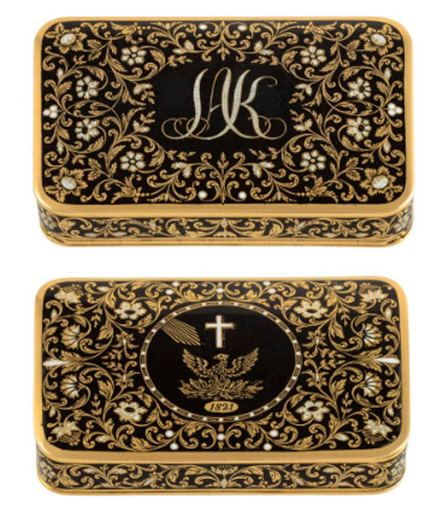 73.000 ευρώ για την ταμπακιέρα του Ιωάννη Καποδίστρια