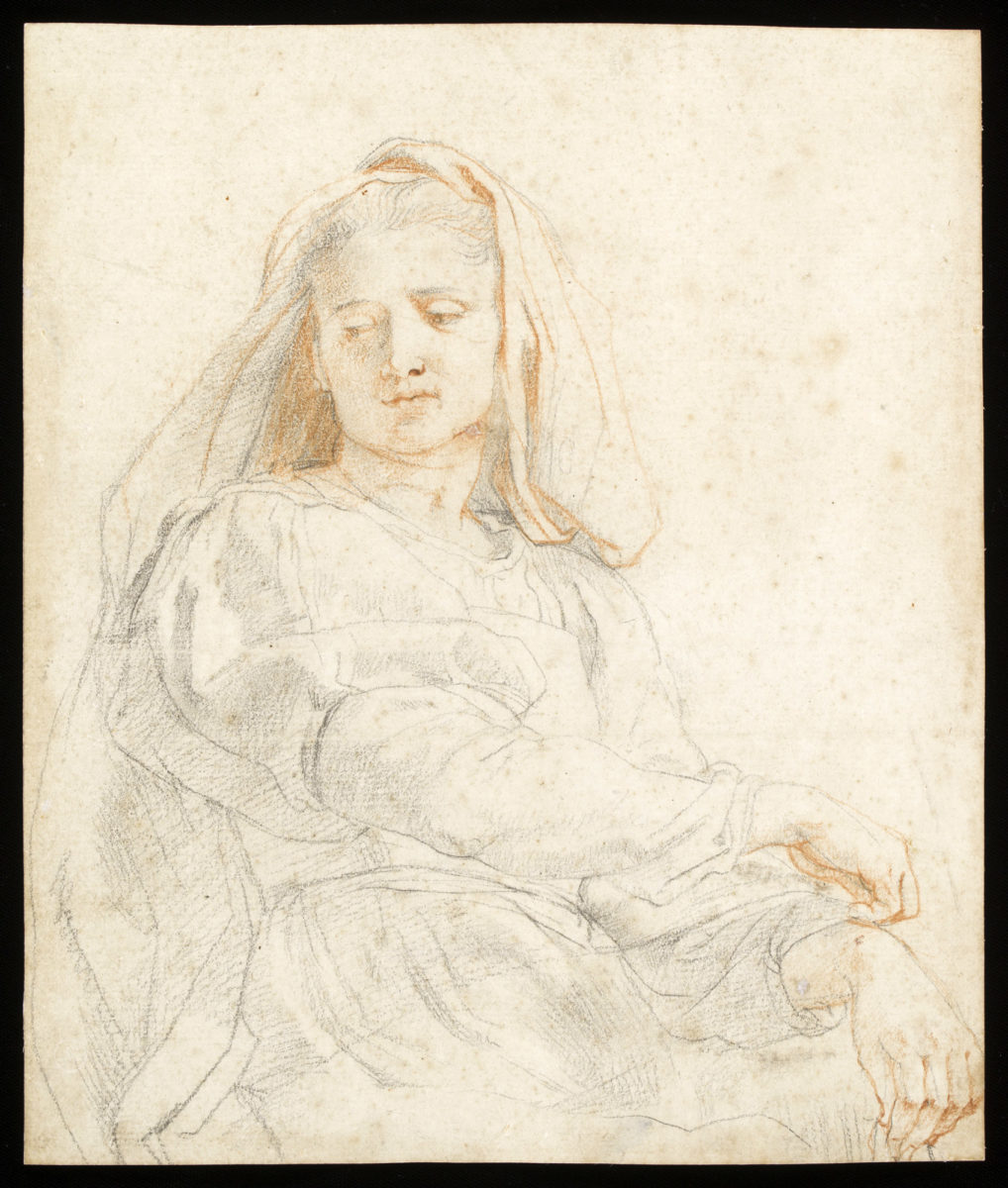 Ρούμπενς, «Μελέτη καθισμένης γυναίκας», περ. 1606. Φωτ.: © Victoria and Albert Museum.